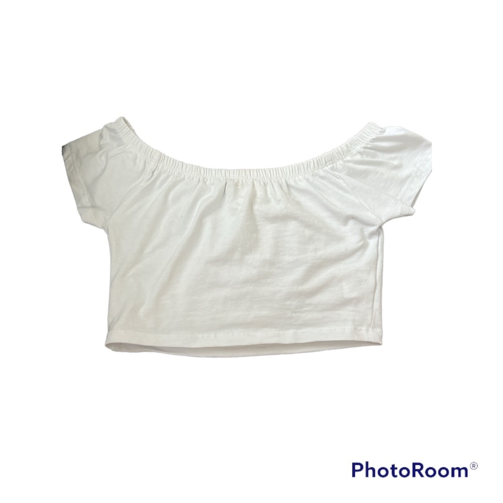 Pretty Little Thing White Off-Shoulder Women's Top